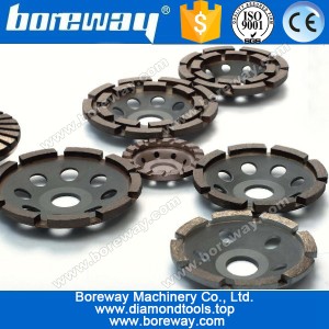 China roda de 4 polegadas diamante moagem, copo rebolo para o aço, roda copo, disco de corte para moedor, máquina de moer fabricante