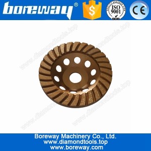 China 5 inch sintered diamond cup abrasive wheel manufacturer