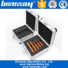 Cina 5Pcs / Box Hex Shank o Shank rotondo vuoto brasato punte di carotiere diamantate per pietra cemento piastrelle di ceramica produttore