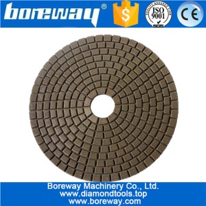 China 5inch 125mm Diamond Grinding Disc Wet Polishing Buffing Pad For Granite manufacturer