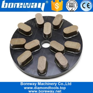 China 6/8 / 10inch High Processing Efficiency Harzbindungssegmente Pads Stein zum Polieren Hersteller