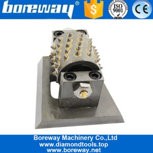 China 60s Diamond Frankfurt Bush Hammer Roller For Granite Finish Manufacturer manufacturer