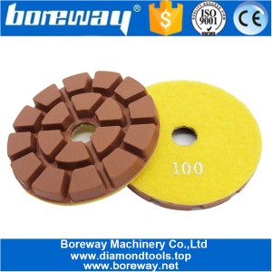 China 7 Step Resin Diamond Floor Polishing Pads For Marble Concrete manufacturer