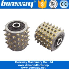 China 99S Bush Hammer Nozzle Roller For Stone Rough Finish Manufacturer manufacturer