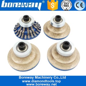 China BB20 Shape Sintered Diamond Metal Router Bits for Marble Granite Stone Manufacturer manufacturer