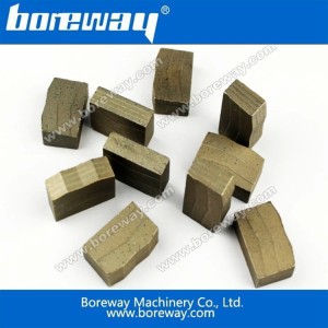 中国 花崗岩とハードの石のブロックの切削セグメント メーカー