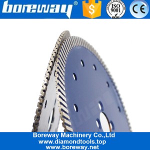 China Boreway 1pc 230mm 9 Inch Turbo Diamond Porcelain Stone Disco de lâmina de concreto Circular fabricante
