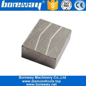 China Boreway 2.7m Sharp Saw Blade And Long Lifespan Diamond Segments manufacturer