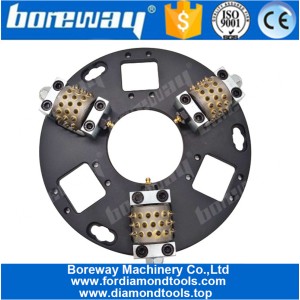 China Boreway 270MM Husqvarna Redi-lock Bush Hammer Plate For Grinding manufacturer