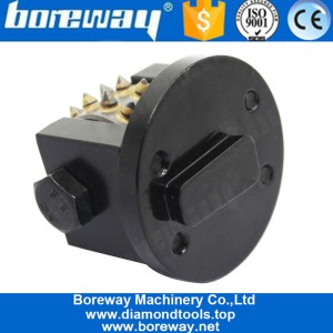 China Boreway 3 Inch 30S Redi-lock Bush Hammer Roller Plate For Grinding Concrete Manufacturer manufacturer