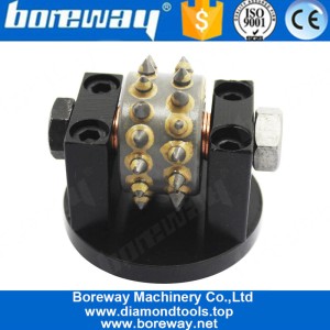 China Boreway 30S Redi-lock Bush Hammer Head Concrete Plate Para Husqvarna Machine Fornecedores fabricante