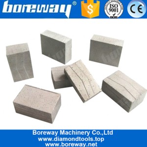 China Boreway 3m Diamond v Shape Cutting Blade Segment For Sale manufacturer