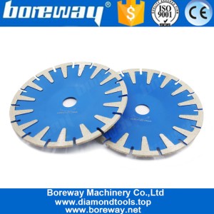 China Boreway 7 Inch Diamond Saw Blade T Protection Segment Granite Stone Concrete Cutting Disc Professional Fast Cutting Tool manufacturer