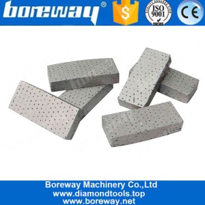 China Boreway Matrix diamond segment of circular saw blades for Table Cutting Machine Manufacturer fabricante