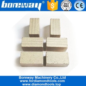중국 대리석 구획 돌 절단을위한 Boreway 절단 도구 1600mm 다이아몬드 세그먼트 제조업체