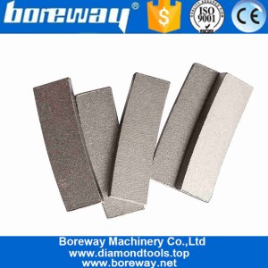 China Boreway D400mm Normal Flat Long Life Diamond Cutter Diamond Segment For Circular Saw Blade manufacturer