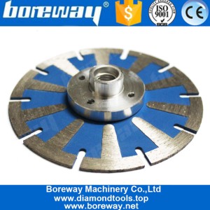 China Boreway Durchmesser 105 mm gebogene Sägeblätter T-Form Segment Diamantbeton Granit Diamantspüle Schneidscheibenplatten Werkzeug Hersteller