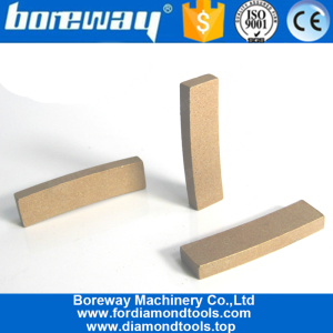 China Segmentos de diamante Boreway para corte de mármore, lâminas de serra de diamante para corte horizontal fabricante