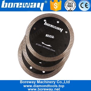 China Boreway Factory Price 105Mm Tools Smooth Cutting Mesh Segments Blade For Cutting Stone manufacturer