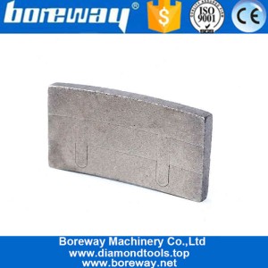 Cina Boreway Factory Price ll Shape Diamond Saw Blade Cutting Segment for Quartz produttore