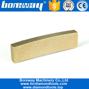 Китай Boreway веерообразная каменная плита для резки алмазного сегмента с мраморной кромкой производителя