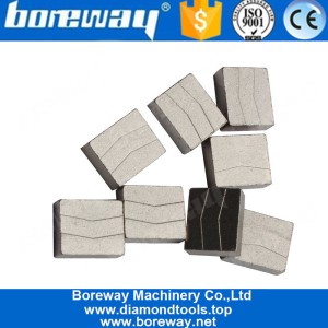 중국 Boreway Hot Press V Shape Diamond Segment For Cutting Granite  Wholesaler 제조업체