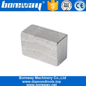 Chine Diamant de soudure d'argent de Boreway a vu le segment de lame pour le bloc de grès de coupe fabricant