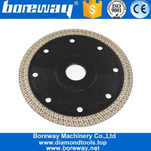 porcelana Herramientas Boreway Precio de fábrica 4.5 pulgadas 115 mm Cuchilla de segmentos de malla de corte suave para cortar piedra fabricante