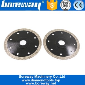 China Boreway Großhandel 105Mm Heißgepresstes Turbo-Mesh-Blatt Diamant-Sägeblatt für das Schneiden von Keramikfliesen-Porzellanglas Hersteller