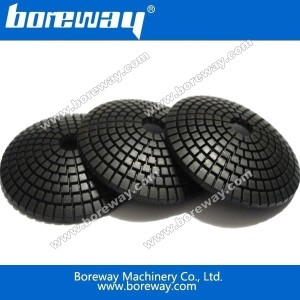 중국 Boreway 볼록 다이아몬드 습식 연마 패드 제조업체
