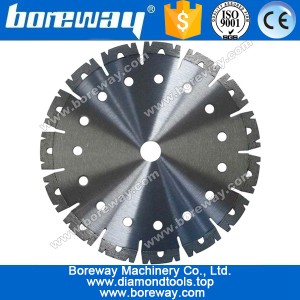 China Boreway diamond edge cutting blade with W shape segment manufacturer