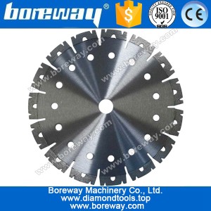 China Boreway diamond edge cutting blade with W shape segment manufacturer
