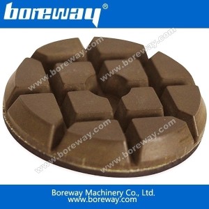 porcelana Boreway suelo de resina de diamante pulido pastillas fabricante