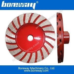 China Boreway de camada dupla copo turbo diamante rodas fabricante