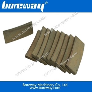 China Boreway edge cutting blade and segment for sandstone manufacturer