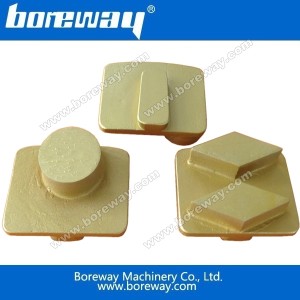 China Boreway external plug diamond grinding plates/blocks manufacturer