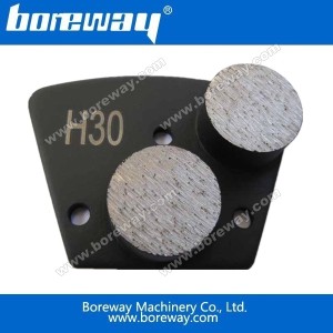 China Boreway fan-shaped diamond grinding plates or blocks manufacturer
