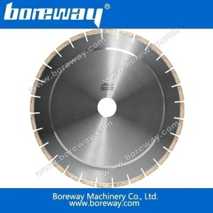 China Boreway horizontal cutting blade and segment for granite manufacturer