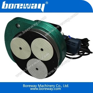 China Boreway three head of dry and wet polishing machine manufacturer