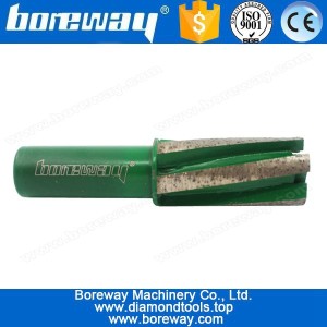 الصين أدوات CNC الماس 5 أسنان القطع فنجر الماس لالجرانيت مع فتحات الإمالة الصانع