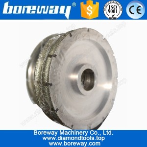Китай CNC гальваническое профилируемое колесо для стекла, алмазного гальванического шлифовального колеса для керамики производителя