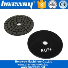 China China Black Buff Diamond Pad For Polishing Stone Granite Manufacturer manufacturer