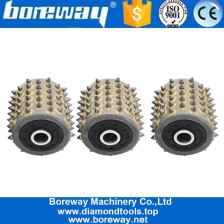 중국 중국 제조 업체 로타리 Fickert 콘크리트 부시 망치 도구 연삭 롤러 헤드 99 세그먼트 제조업체