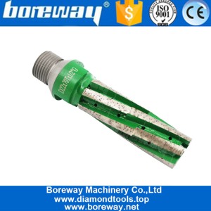 China China Preço D22 * 70T * 1 / 2G "CNC Segmento Dedo Cortador Bit com fundo reforçado para processamento de laje fabricante