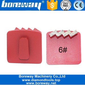 China Chinese Factory Directly-Selling Redi Lock Husqvarna Metal Bond Diamond Grinding Discs/Shoe/Bar/Disc/Pad/Segment/Tools manufacturer