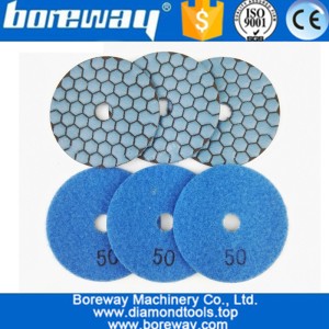 Chine Tampons de polissage de diamant concrets pour les tampons de meulage de diamant de marbre de granit 80mm fabricant