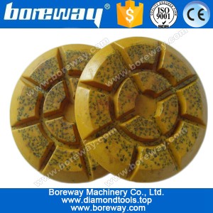 China Concrete diamond resin floor polishing pads manufacturer