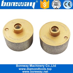 China Continuous Zero Tolerance Counter Top Drum Basin Sink Wheel with 5/8”-11 Connector manufacturer