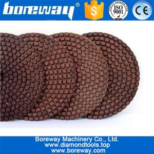 China Copper polishing pad 4" 100mm Diamond Polishing disc for stone surface Grinding Concrete tools manufacturer