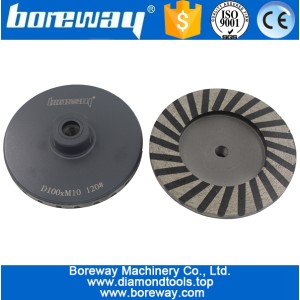 China D100*M10*120# ripple segment diamond cuo grinding wheels for grinding concrete floor manufacturer